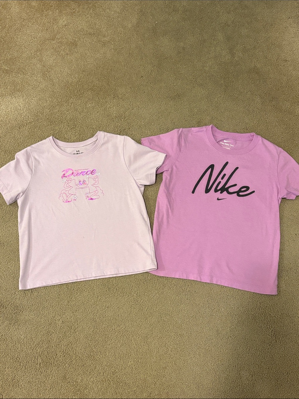 Girls athletic tshirts